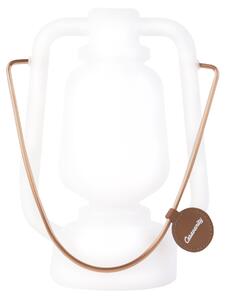 Lampada da tavolo bianca effetto fiamma 22 cm - STORM Mini