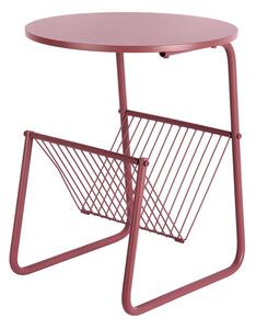 Tavolino rotondo in metallo ø 40 cm Riqueza Revista – Leitmotiv