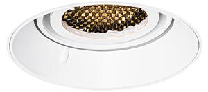 Faretto da incasso moderno bianco GU10 rotondo senza cornice - Oneon Honey