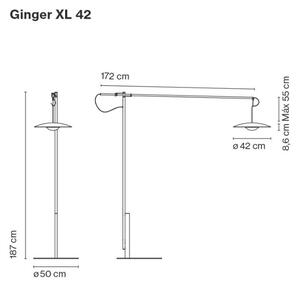 Marset - Ginger XL 42 Piantana Quercia