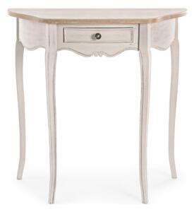 Tavolo consolle color crema 35x80 cm Clarisse – Bizzotto