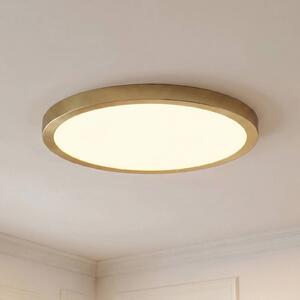 Plafoniera soffitto Sorela Lindby, dimmerabile, Ottone / Oro, Soggiorno / Sala da pranzo, Metallo, Moderno, Plafoniera