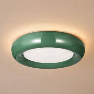Plafoniera soffitto Lennox Lindby, dimmerabile, Verde, Soggiorno / Sala da pranzo, Metallo, Moderno, Plafoniera