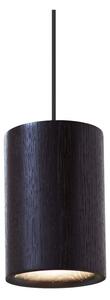 Terence Woodgate - Solid Lampada a Sospensione Cilindro Nero Rovere Tintao