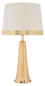 Lampada da tavolo Tower Gold White Ø 30x54 cm E27