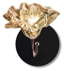 Slamp - La Fleur Applique da Parete Nero/Golden