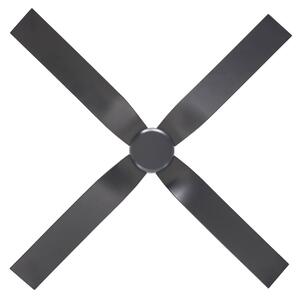 CasaFan Ventilatore da soffitto Eco Ventos, grigio, metallo, IP44, CC, Wi-Fi Ventos, Alluminio / Grigio / Zincato, Metallo, Moderno