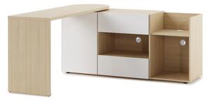 Tavolo da lavoro con piano in rovere 48x159 cm Tango - TemaHome