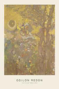 Stampa artistica The Yellow Trees Vintage Woodland Painting - Odilon Redon, (26.7 x 40 cm)