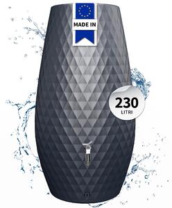 GARANTIA TRIAGON 2in1 serbatoio per pioggia piantumabile 230 L, grigio grafite con vaschetta portapiante integrata