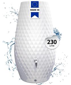 GARANTIA TRIAGON 2in1 serbatoio per pioggia piantumabile 230 L, arctic con vaschetta portapiante integrata