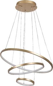 Rabalux Lampada a sospensione LED dorata Beliza 600 mm 90 W CCT con telecomando 72349