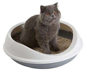 Lettiera bianca-grigia per gatti 49x55 cm Savic Figaro - Plaček Pet Products