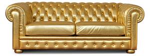 Divano Chesterfield in Pelle Primo Fiore Premium – Iconico, Finiture di Pregio