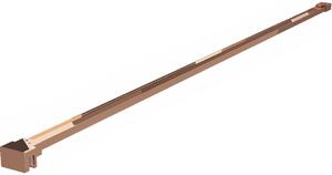Mexen supporto dritto per parete doccia 6-8 mm, oro rosa - 800-01-60