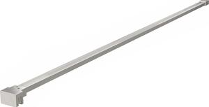 Mexen supporto dritto per parete doccia 6-8 mm, nichel spazzolato - 800-01-97