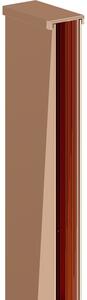 Mexen listello a muro per parete doccia 8 mm, oro rosa - 800-00-60