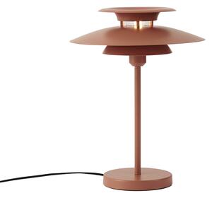 Lampada da tavolo retrò color moka in acciaio 45 cm - Pauly