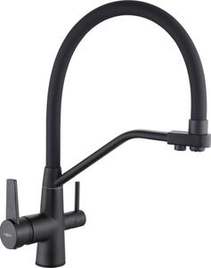 Mexen Duo rubinetto da cucina, nero - 671701-70