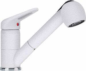 FRANKE NOVARA-PLUS rubinetto in GLACIER con doccetta estraibile / miscelatore monocomando