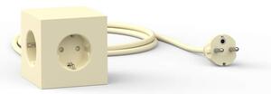Avolt Stikdåser - Square 1 USB A & Magnet 1,8m Ice Giallo Avolt