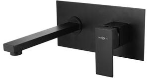 Mexen Cube rubinetto da lavabo ad incasso, nero - 73115-70