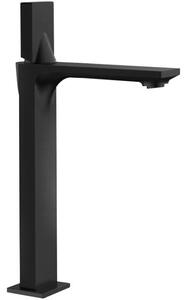 Mexen Crux rubinetto da lavabo alto, nero - 744410-70