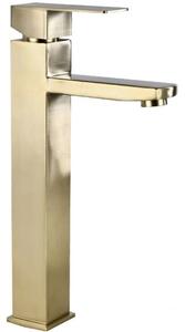 Mexen Emma rubinetto lavabo alto, oro spazzolato - 71910-50