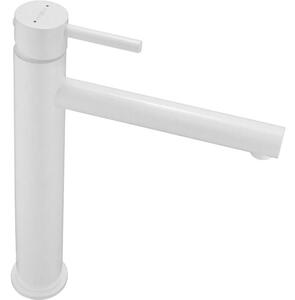 Mexen Elba rubinetteria lavabo alta, bianca - 74110-20
