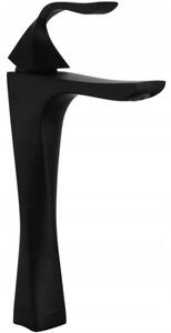 Mexen Estrella rubinetto lavabo alto, nero - 72310-70