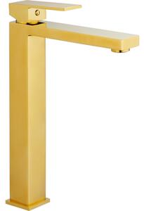 Mexen Uno rubinetto lavabo alto, oro - 71410-50
