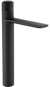 Mexen Zero+ rubinetto lavabo alto, nero - 71610-70