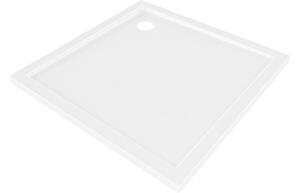 Mexen Flow piatto doccia quadrato slim 70 x 70 cm, bianco lucido - 46S107070
