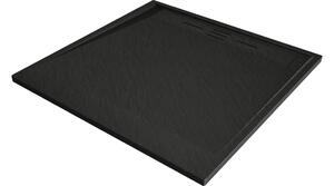 Mexen Amon piatto doccia quadrato SMC 100 x 100 cm, nero - 4F701010