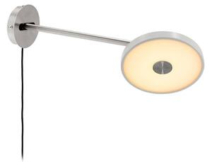UMAGE Applique da parete di design Asteria Long, dimmerabile, Alluminio / Grigio / Zincato, Camera da letto, Metallo, Design, Applique