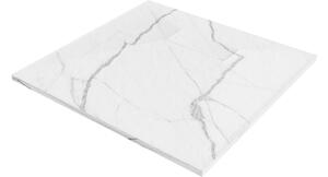 Mexen Hugo piatto doccia quadrato SMC 80 x 80 cm, pietra bianca - 42158080