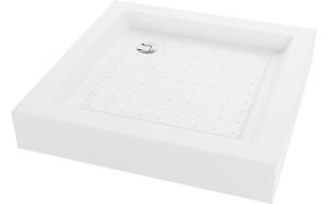 Mexen Rio piatto doccia quadrato 80 x 80 cm, bianco - 45108080