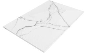 Mexen Hugo piatto doccia rettangolare SMC 100 x 80 cm, pietra bianca - 42158010