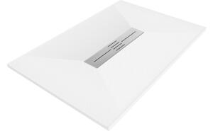 Mexen Toro piatto doccia rettangolare SMC 100 x 80 cm, bianco - 43108010