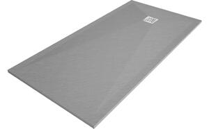 Mexen Stone+ piatto doccia composito rettangolare 200 x 80 cm, grigio-cemento - 44618020