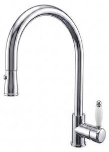 PB Rubinetto da cucina classico monocomando con bocca estraibile, cromato 1208972850