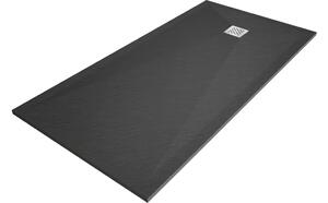 Mexen Stone+ piatto doccia composito rettangolare 200 x 80 cm, antracite - 44718020