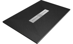 Mexen Toro piatto doccia rettangolare SMC 100 x 70 cm, nero - 43707010