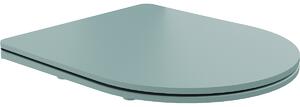 Mexen sedile WC a caduta lenta slim, duroplast, verde chiaro opaco - 39740048
