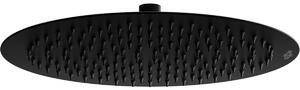 Mexen Slim soffione doccia 30 cm, nero - 79230-70