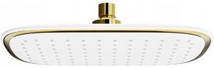 Mexen D-49 soffione doccia 25x19 cm, bianco/oro - 79749-25
