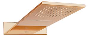Mexen Waterfall soffione slim 50 x 22 cm, oro rosa - 79190-60
