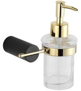 Mexen Aron dosatore per sapone, nero/oro - 70881388-57