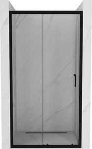 Mexen Apia porta doccia scorrevole 90 cm, trasparente, nero - 845-090-000-70-00