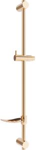 Mexen DF asta doccia con portasapone 80 cm, oro rosa - 79382-60